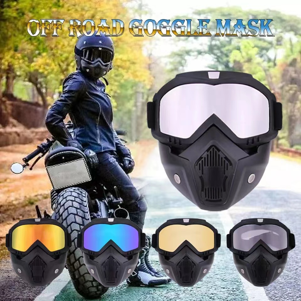 máscaras para motocicleta Gafas De Deporte Al Aire Libre A Prueba De Viento  Moto HD Snowboard Montar Motocross Verano Protección UV Sol