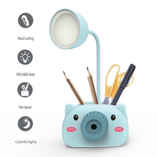 Disney Stitch-Lámpara de escritorio LED con sacapuntas, luz plegable, Linda  lámpara de escritorio de dibujos animados, luz de recarga USB, luz nocturna  para niños - AliExpress