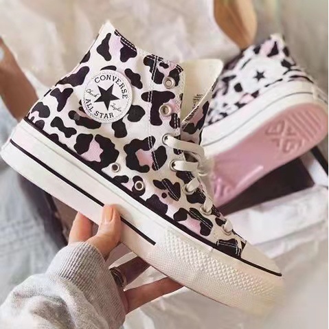 Converse best sale suela leopardo