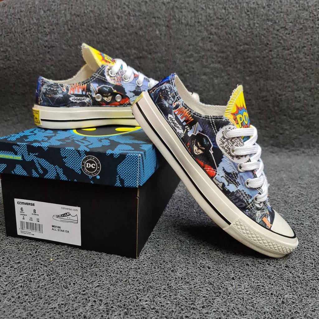 Converse 70S LOW X BATMAN DC COMICS personajes zapatos de importación  calidad | Shopee México