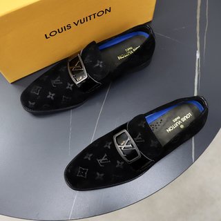 Louis Vuitton Botas De Negocios Casuales De Cuero Para Hombre