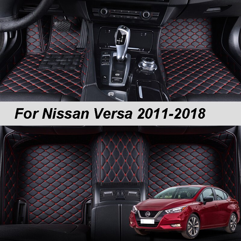 Alfombrillas de coche para Nissan Quest 2011-2017, alfombras de lujo de  cuero, fáciles de limpiar, protector de alfombra de coche, cobertura  completa