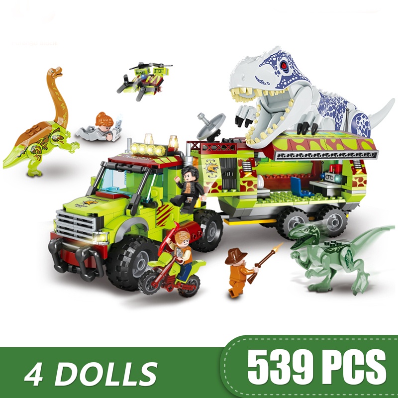 319PCS Bloques De Construccion Ladrillos Compatibles Lego T Rex Captura De Dinosaurios Mundo Jurasico Juegos De Juguetes Para Ninas Ninos Shopee Mexico