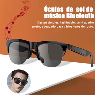 Lentes Bluetooth con filtro de luz azul, anteojos de audio inteligentes,  lentes de sol para hombres y mujeres, responde llamadas, invocar negro