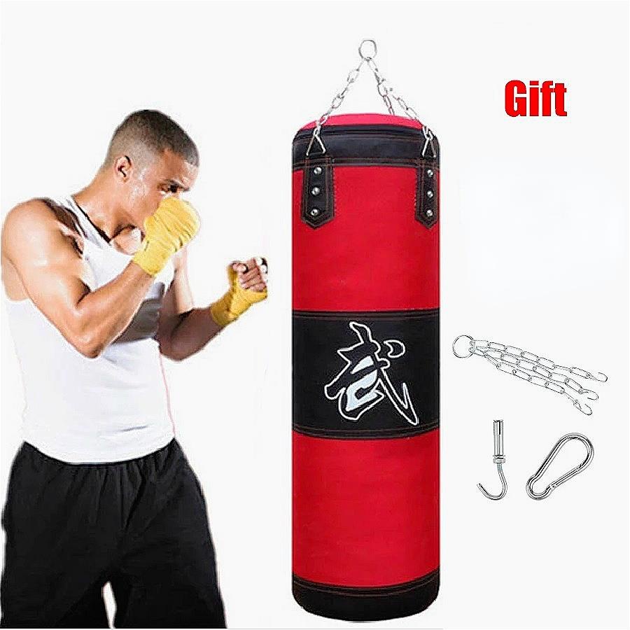 Saco de boxeo de entrenamiento pesado para patear, bolsa de arena sin  relleno | Boxeo, Karate, Muay Thai, Kick Boxing, artes marciales,  entrenamiento