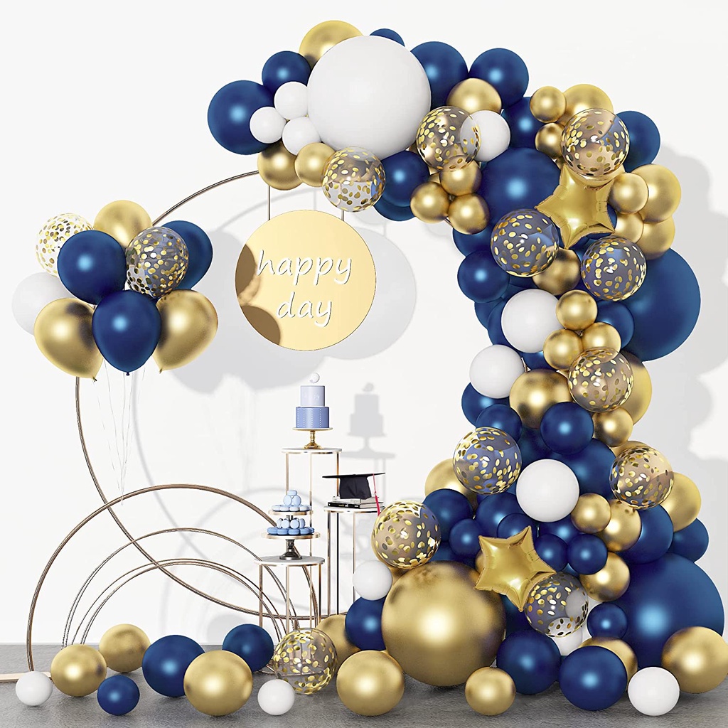 Kits de guirnaldas de globos azules - Decoraciones para baby