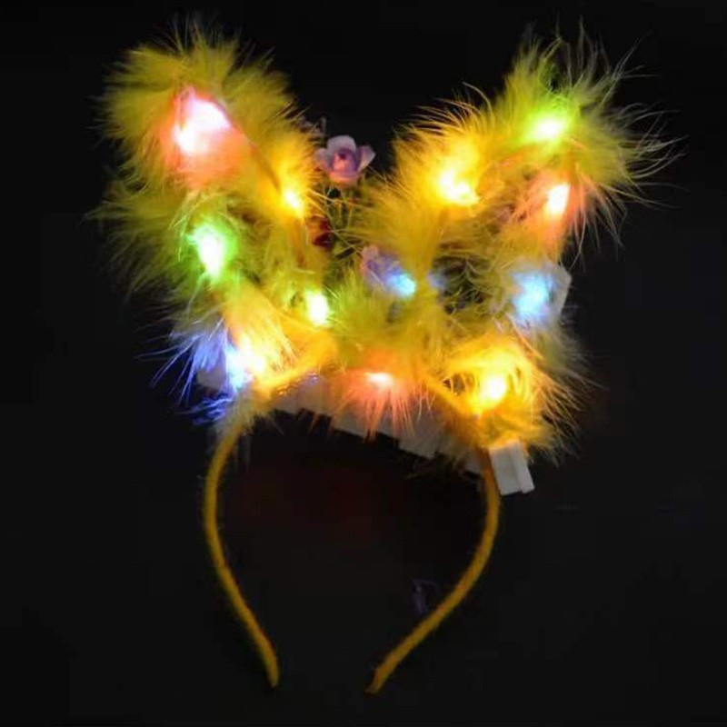 Joyibay 2021 Diademas Luminosa Navidad, 8PCS Diadema Luminosa Año Nuevo