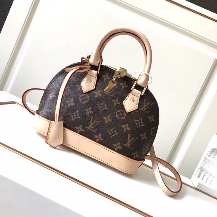 Con Caja Spot LV Louis Vuitton ALMA BB Bolso De Mano De Las Se oras Hombro Mensajero M53152