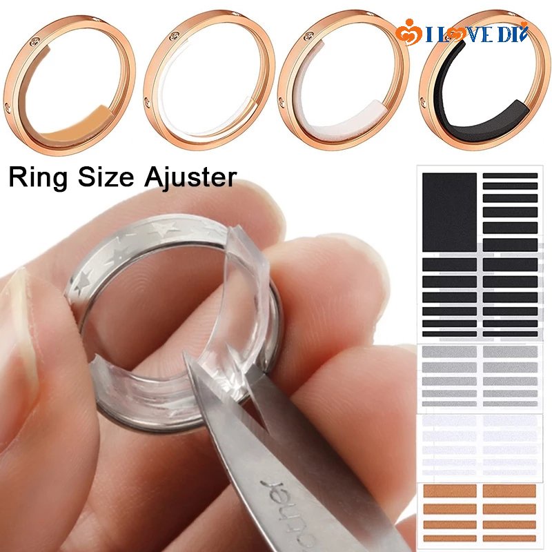 Ajustador invisible de tamaño de anillo para anillos sueltos