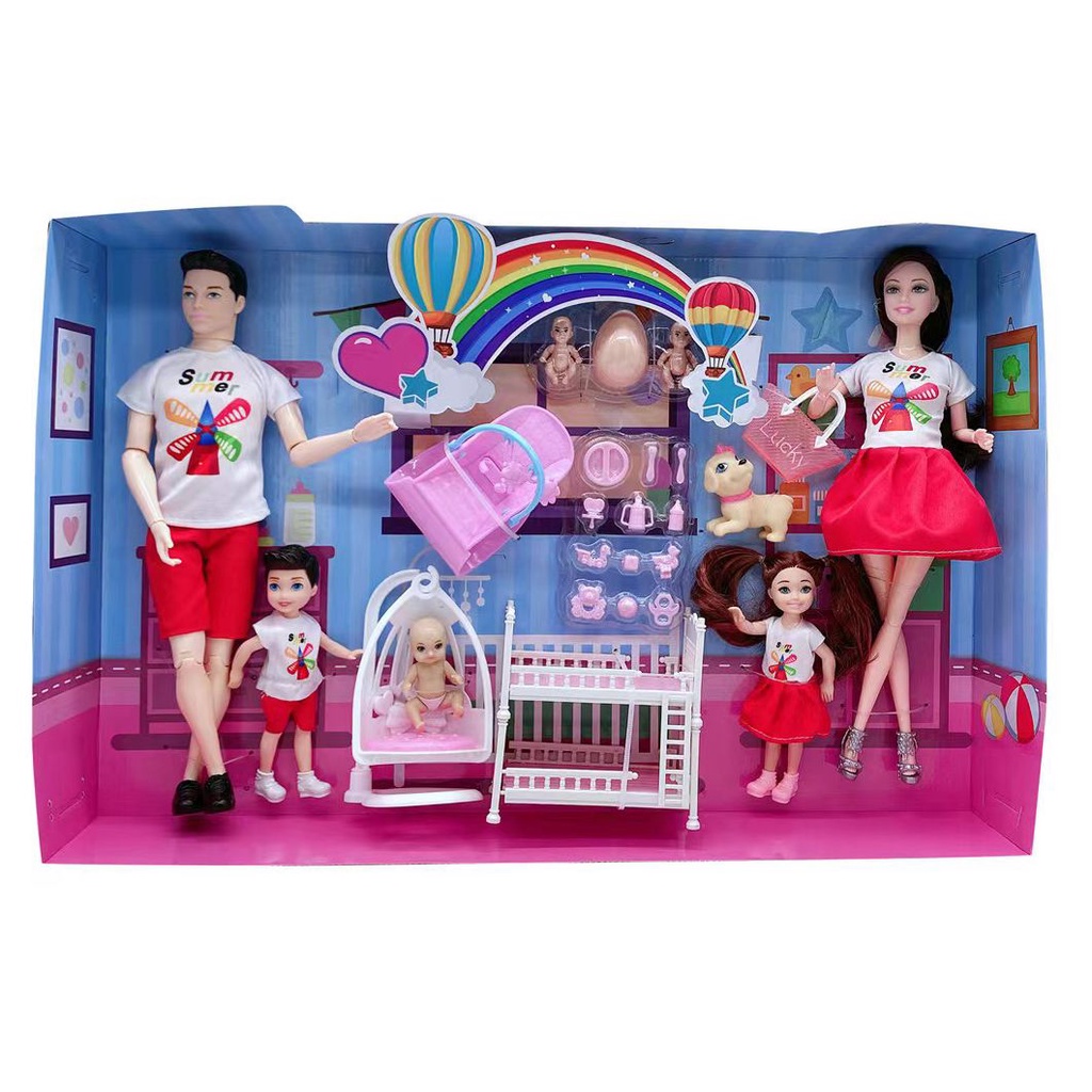 Moda Hecho A Mano Juguetes De Ninos Embarazadas 11 5 Pulgadas Munecas Juego Regalos Ninas Miniatura Casa De Accesorios Ropa Para Barbie Muneca Shopee Mexico