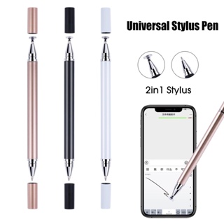 Lápiz óptico Stylus Pen Lápiz de pantalla táctil universal Lápiz de  capacitancia de doble cabeza Lápiz capacitivo duradero portátil para  teléfono /