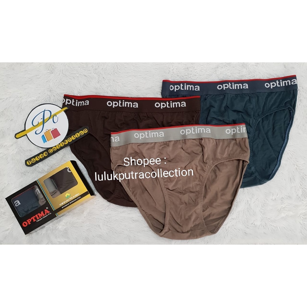 Optima 1818 ropa interior ORIGINAL para hombre bóxer de goma contenido 3 Pc  / CD OPTIMA | Shopee México