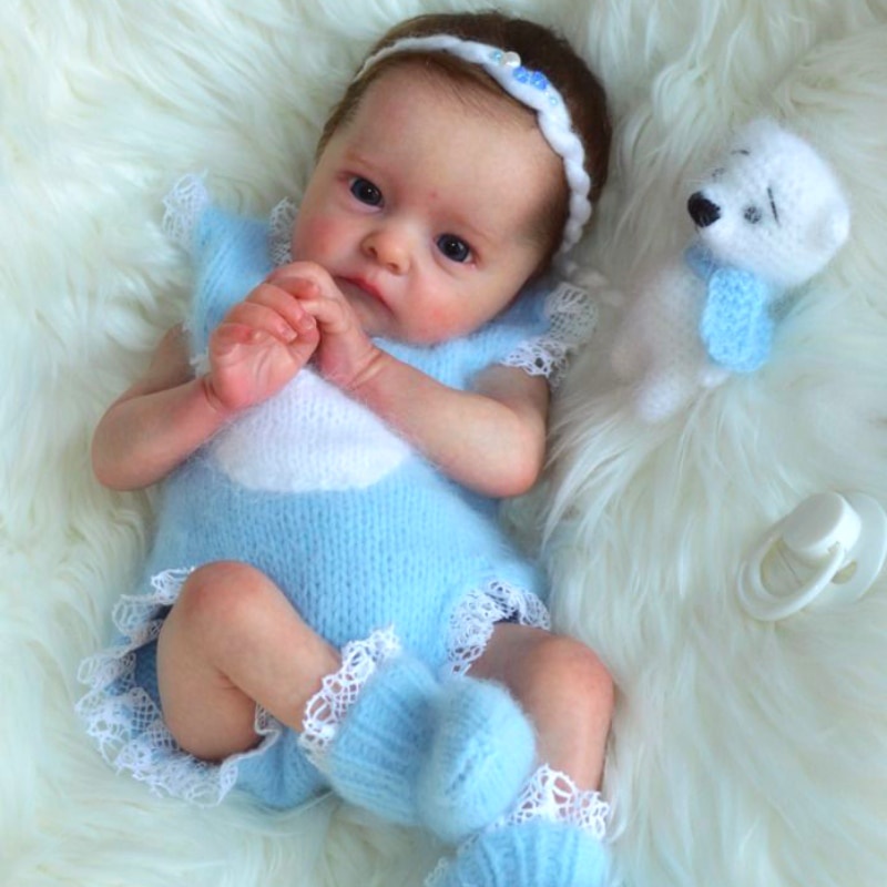 Kit Tink Bebe Reborn Baby Doll Gentle Touch Niño Sin Pintar Piezas De Muñecas En Blanco Terminar