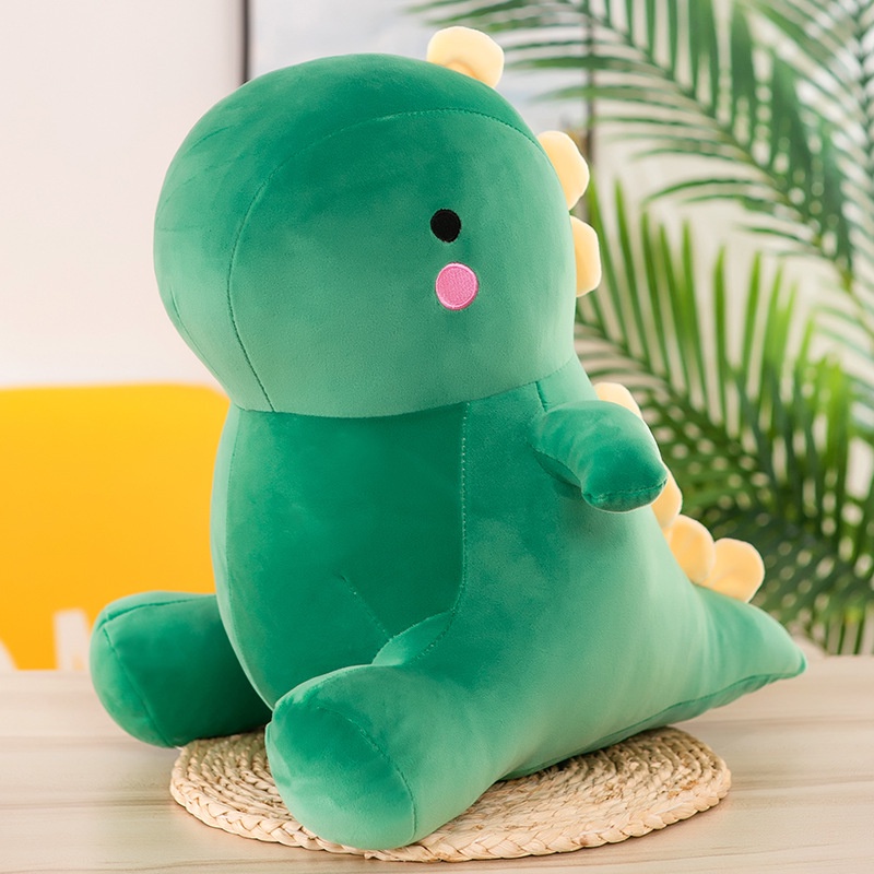 Cojín De Dinosaurio Nugget De Peluche, 5 Diseños Disponibles (T-Rex, Brontosaurio, Triceratops, Etc.), Suave Y Ligero, Ideal Como Almohada Y Decoración
