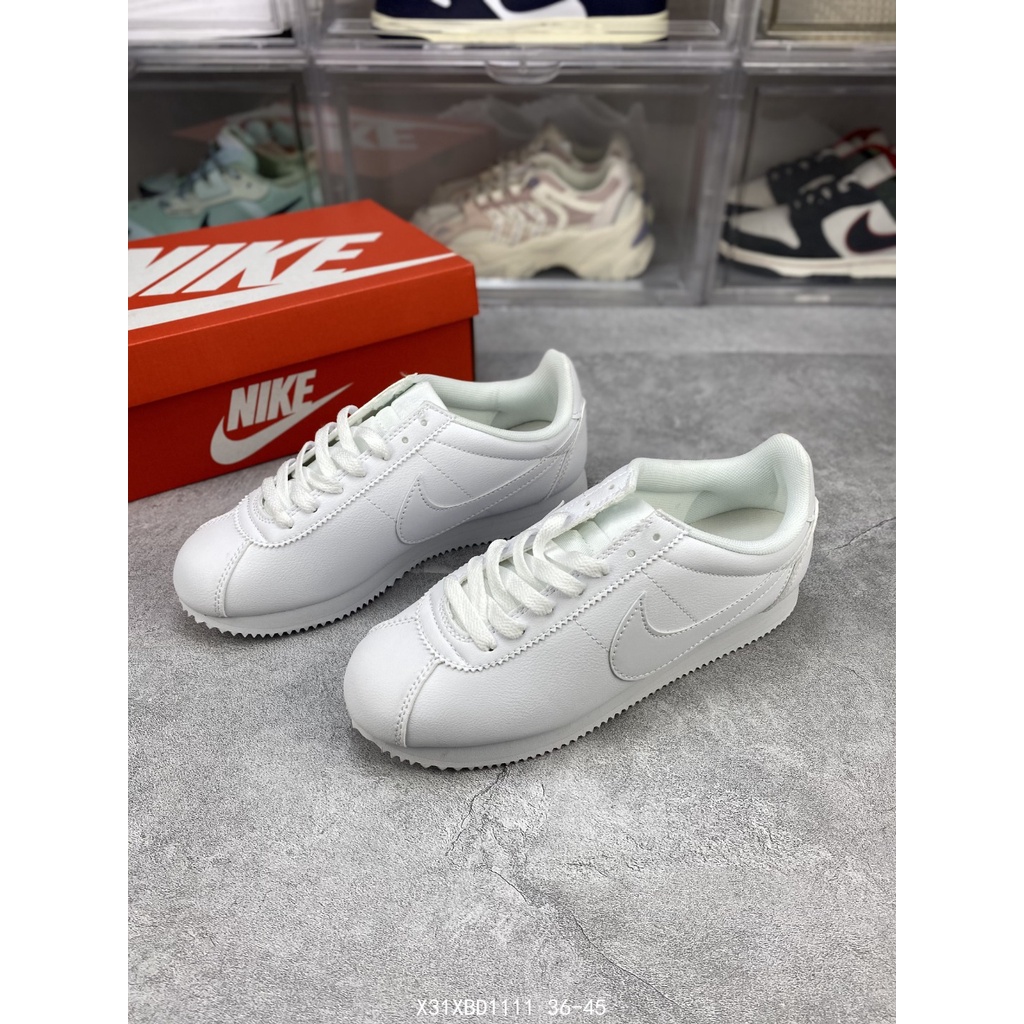 Nike Classic Cortez Forrest Gump Retro Zapatos Para Correr Hombres Mujeres Zapatillas