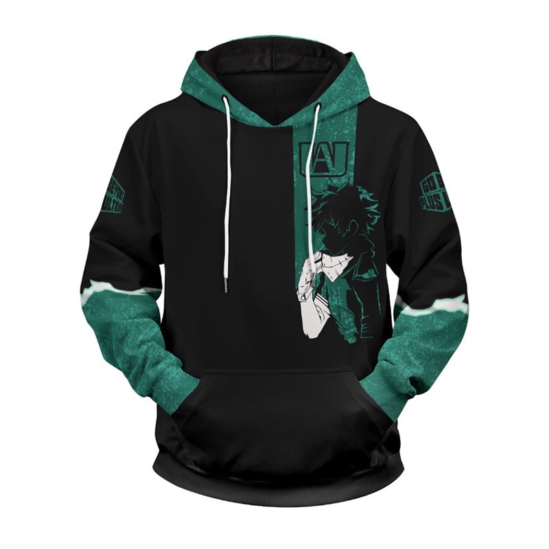 Deku Cardigan Sudadera Con Capucha Anime My Hero Academia Midoriya