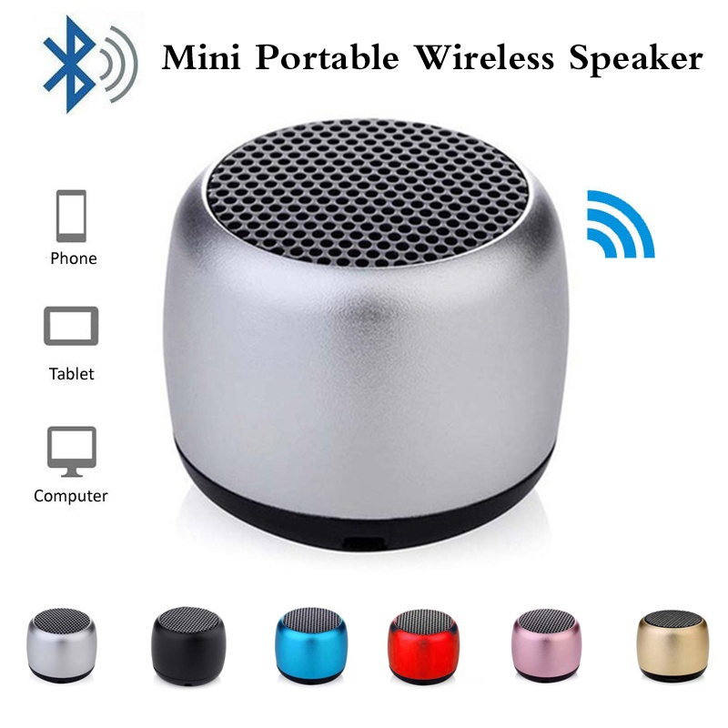 Mini altavoz bluetooth portátil inalámbrico (Gris)