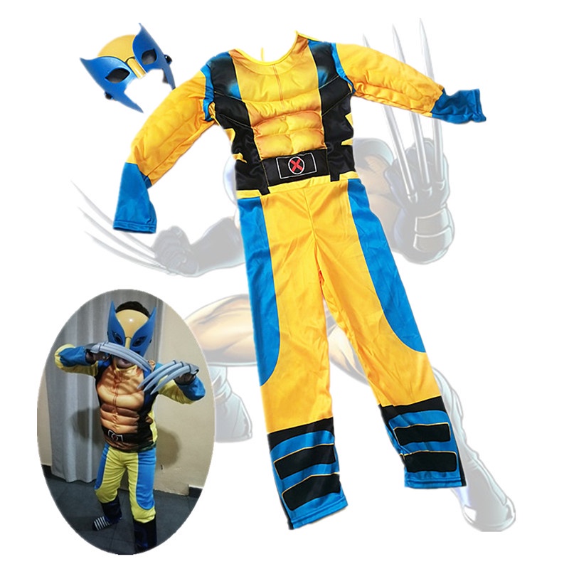 Disfraz De Superhéroe De Halloween En 3D De Licra Para Cosplay, Regalo De Cumpleaños De Navidad Para Ninos 140 Cm