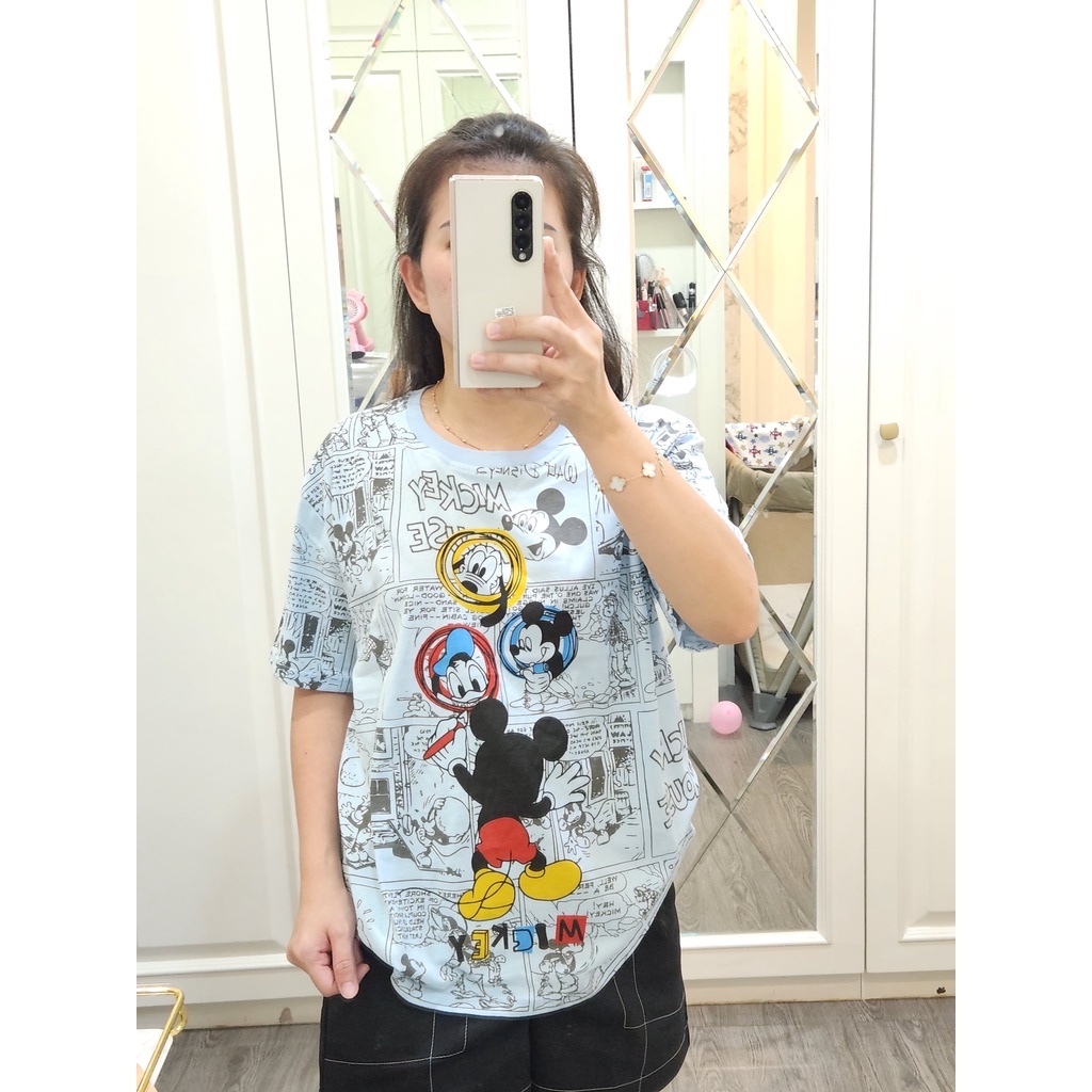 Camiseta de mujer Oversize Disney Write XL camiseta de mujer camiseta de personaje de dibujos animados