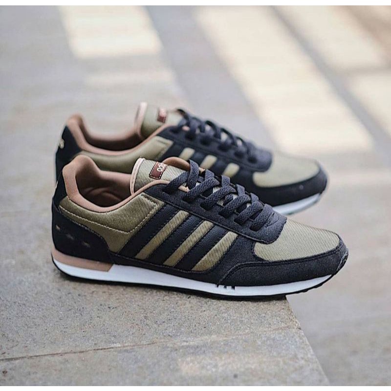 Green adidas neo shoes best sale