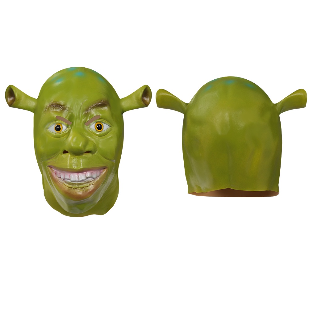 Máscara Shrek Cosplay Máscaras De Látex Casco Mascarada Halloween