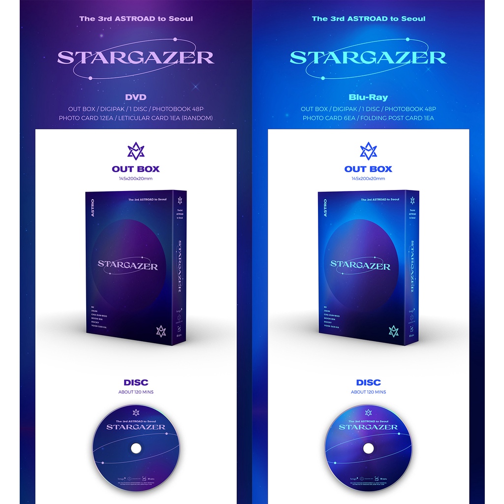 ASTRO - 3rd ASTROAD to Seoul STARGAZER (DVD / Blu-ray) | Shopee México