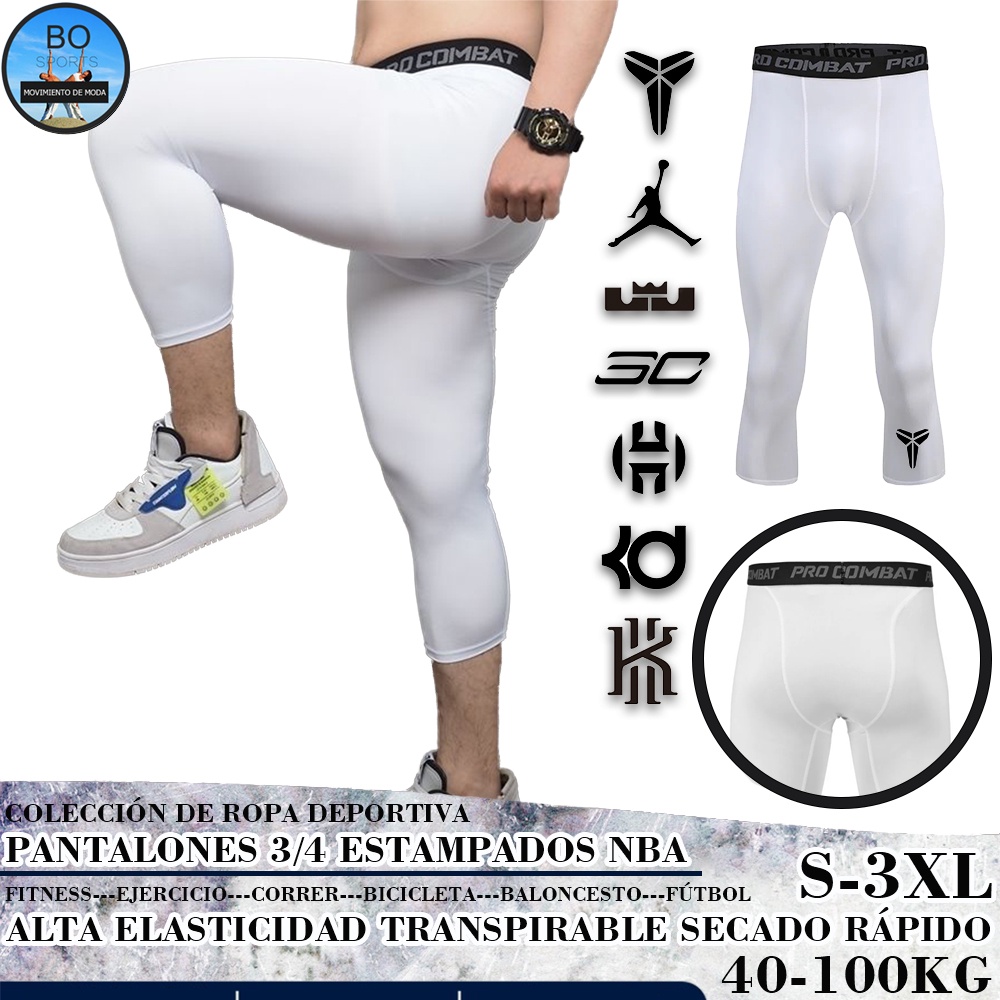 Pantalones De Compresión Hombre Para Correr De Secado Rápido Mallas  Deportiva