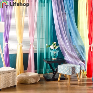 Cortinas de tul de lino Beige para sala de estar, cortinas transparentes de  lino modernas para dormitorio, cortina de gasa sólida para niños, cortinas  de ventana - AliExpress