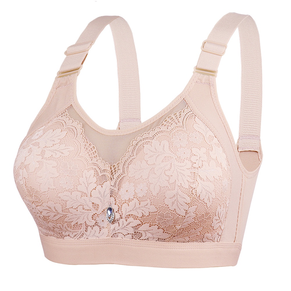 thumbnail image 1 of Ropa Interior De Gran Tamaño Inalámbrica Delgada De Algodón Antideslizante Sujetador Push up Ajustable Mamá, 1 of 4