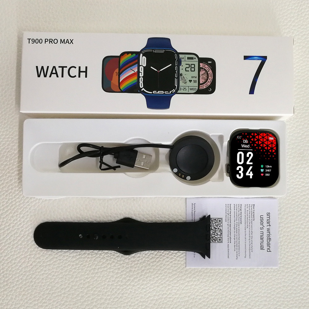 SmartWatch T900 Pro Max Watch 7 Carga Inalambrica 1 75 Pulgadas Llamada Bluetooth Reloj Inteligente