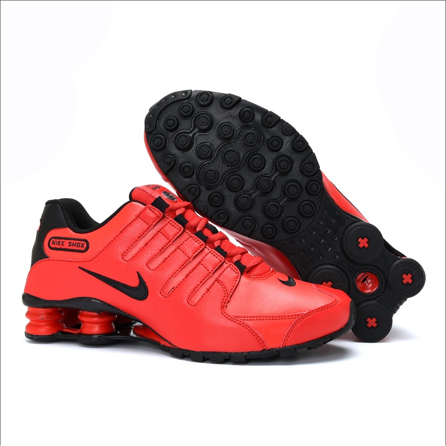 Nike shox shop rojos con negro