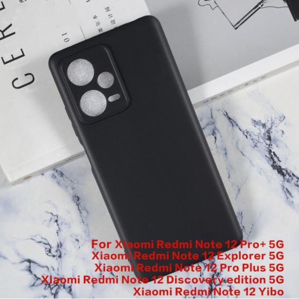 Funda Xiaomi Redmi Note 12 Pro Negro y Blanco silicona