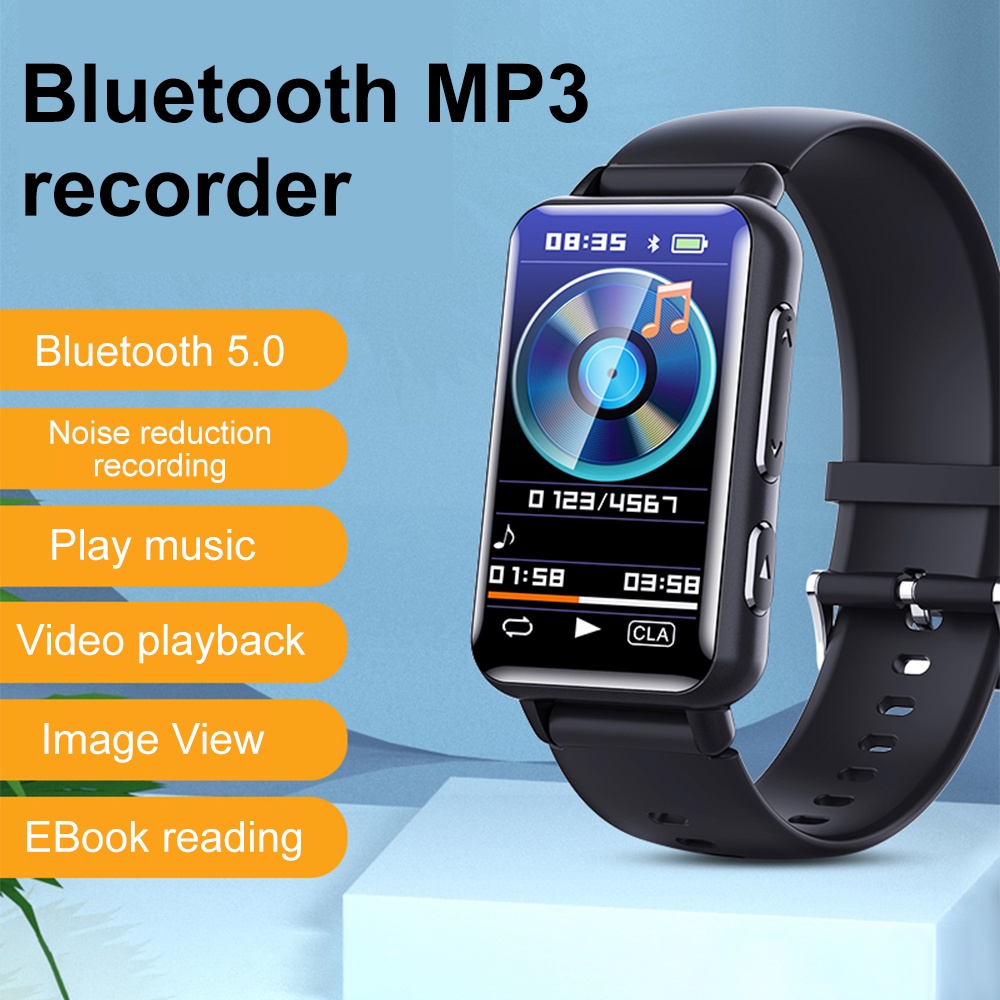 Reloj grabador de voz, pulsera grabadora digital activada por voz con  reproducción, dispositivo de grabación de sonido inteligente HD con  reducción de