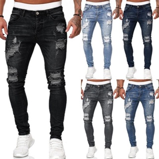 pantalones rotos hombre | Shopee México