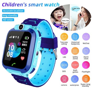 Reloj inteligente impermeable para niños, rastreador GPS, para niños y  niñas de 3 a 12 años con cámara SOS, alarma, cámara de llamada, alarma de  1.44