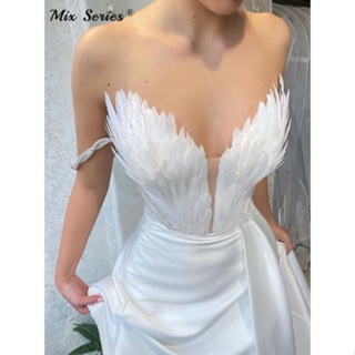 Vestido largo de encaje con hombros descubiertos para mujer, Vestidos  blancos elegantes para mujer, ropa Sexy