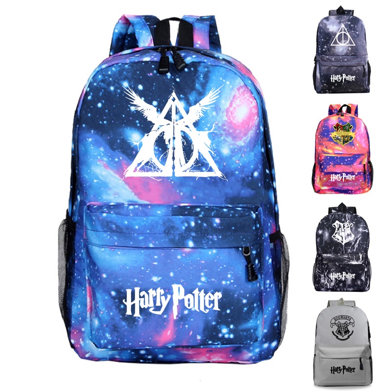 Mochila Escolar Harry Potter Para El Campus Estudiante Bolsa De