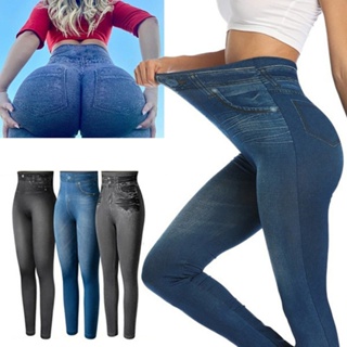Estiramiento de la cintura alta jeans jeans casuales azules de lápiz de  cintura alta pantalones de cintura alta pantalones apretados jeans mujer  (Color : Light blue, Size : Small) : : Moda