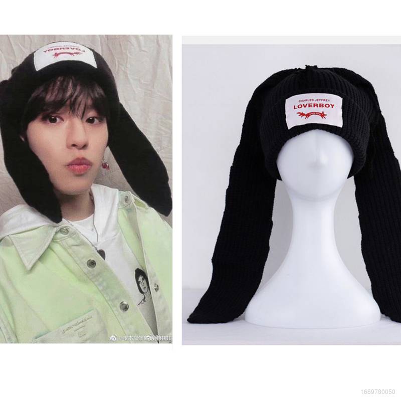 Kira Stray kids Star Kim Seung min Rabbit Ear Sombrero De Punto Hecho A ...
