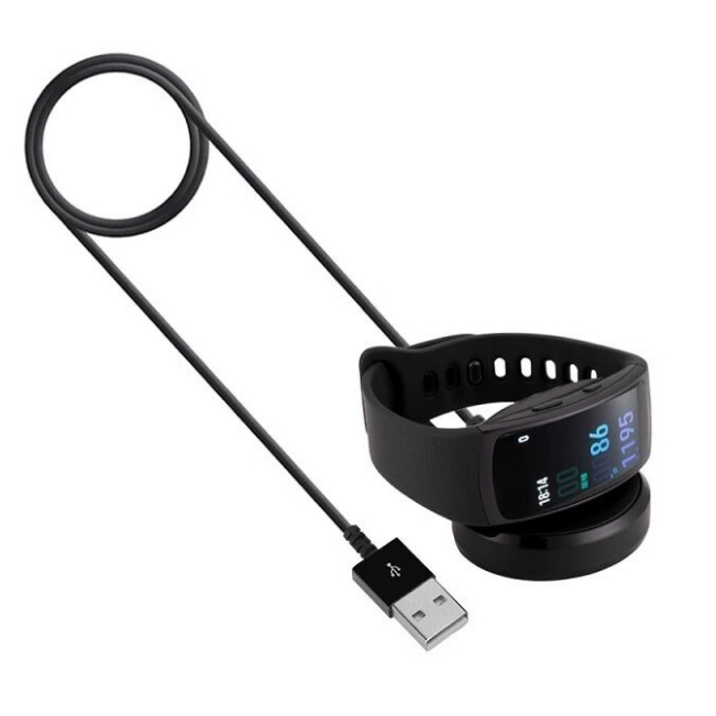 Reloj Inteligente Cargador USB Para Samsung Gear Fit 2 PRO SM R360 365 Cuna De Escritorio Accesorios Magneticos Shopee Mexico