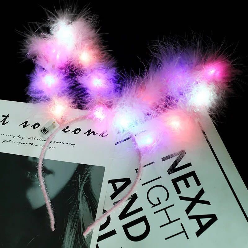 Joyibay 2021 Diademas Luminosa Navidad, 8PCS Diadema Luminosa Año Nuevo