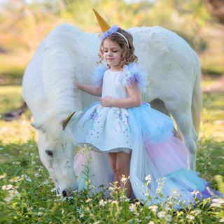 Disfraz de niña unicornio arcoíris, conjunto de traje de cumpleaños de  unicornio arcoíris, disfraz de mi pequeño pony, cosplay MLP, diadema de  unicornio adulto -  México