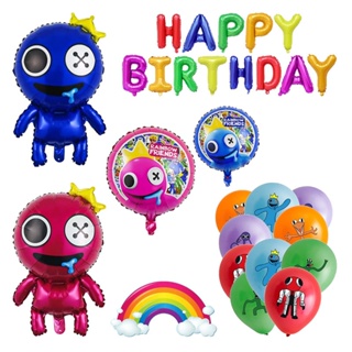 39pcs Rainbow Friends Birthday Party Decorations Balloons Cake