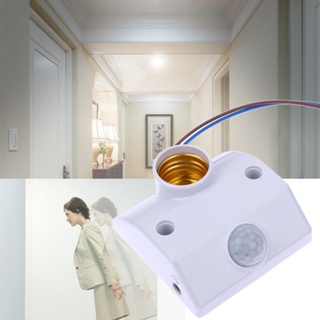 Lámpara con Sensor de movimiento PIR, bombilla LED de 220V, E27, 7W, 9W,  12W, 15W, AC85-265V, radiación infrarroja, Detector de movimiento, luz  nocturna de seguridad
