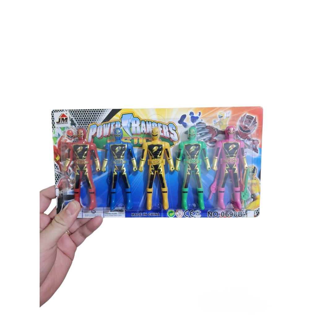 Juguetes Para Ninos Power Rangers Contenido De La Figura 5pcs