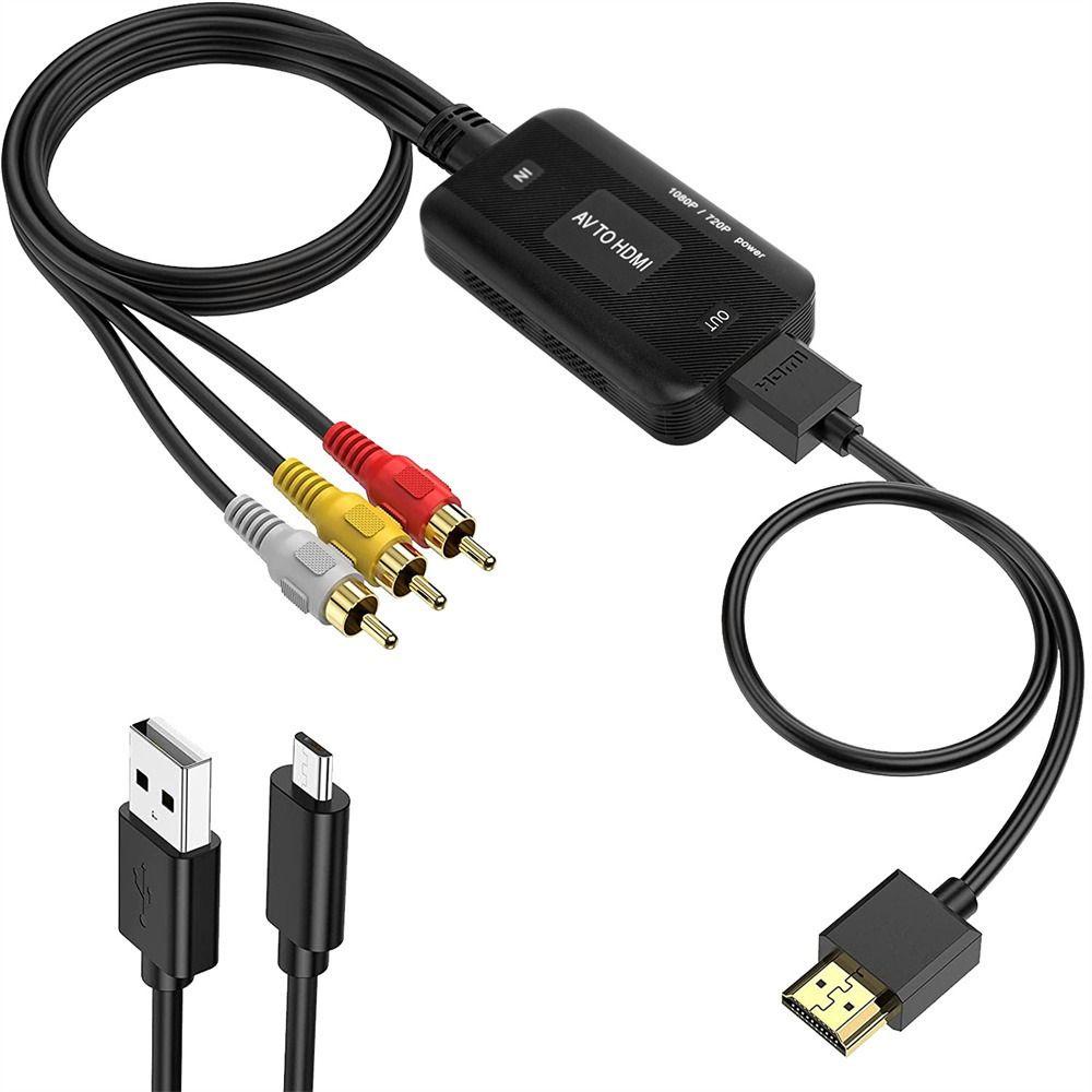 ISITA AV A HDMI Convertidor Cable RCA HD Link De Audio Hembra Macho Adaptador De Video Shopee Mexico