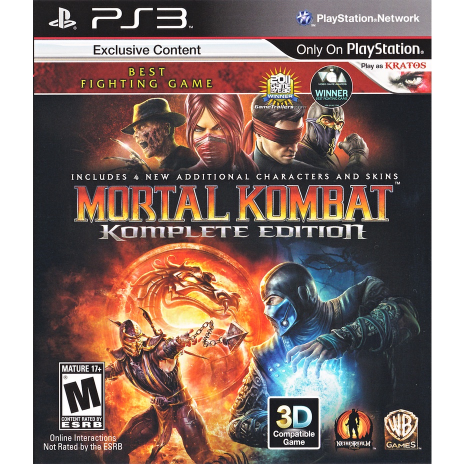 Mortal KOMBAT edición completa PS3 PKG HAN HEN OFW CFW | Shopee México