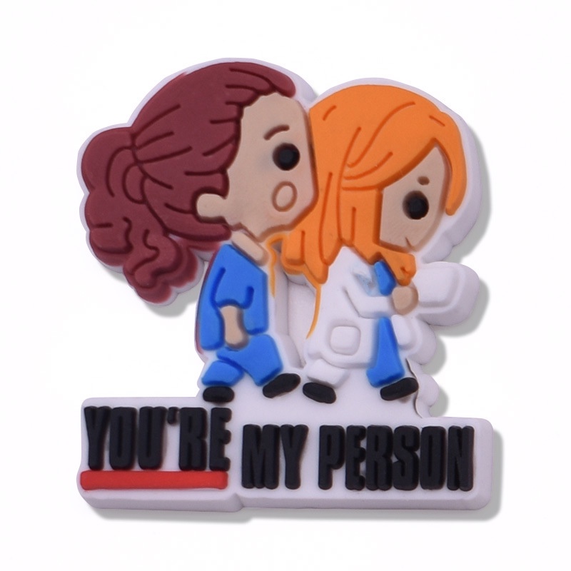 Crocs Jibbitz Pins Nuevo Grey Anatomy DIY Zapatos Charm Button Shopee