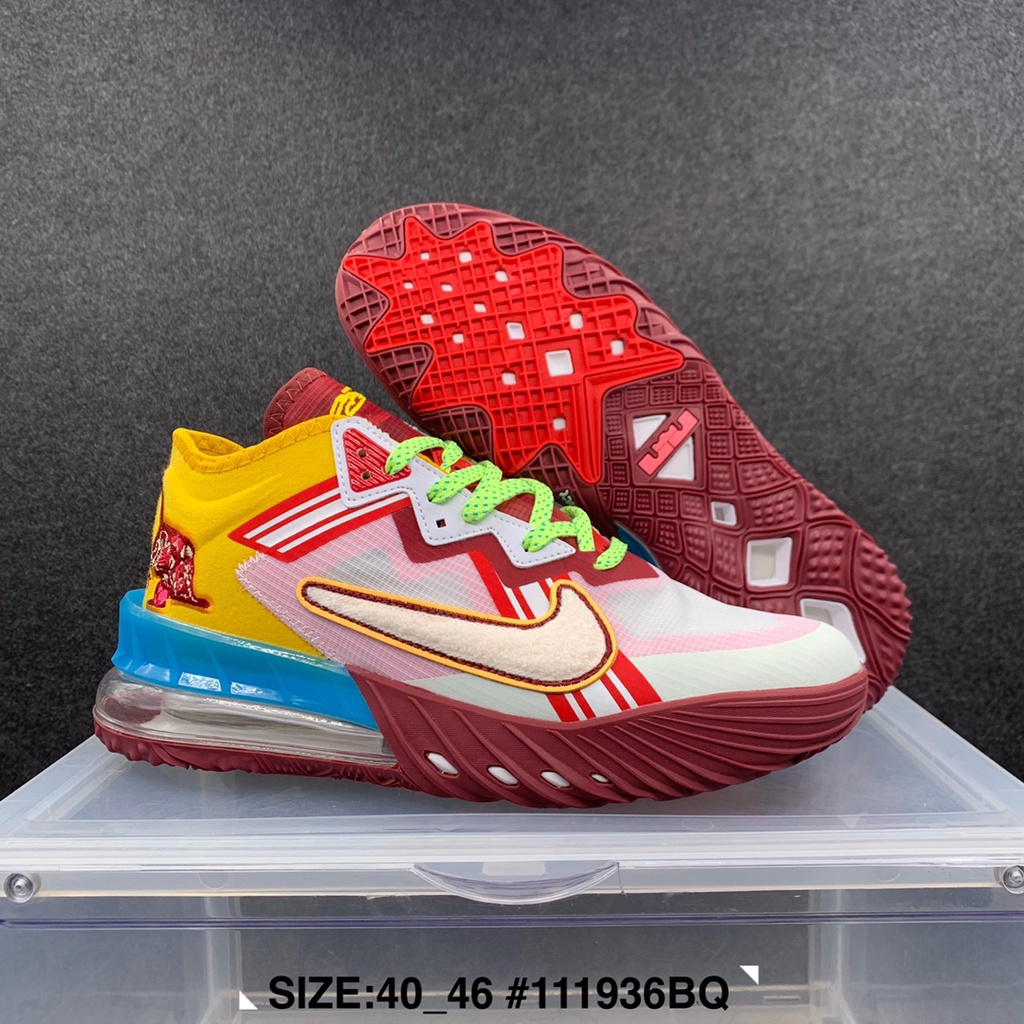 Nike LeBron 18 James 18th generation low cut Hombres casual basketball Zapatos De Tenis Practicos Shopee Mexico