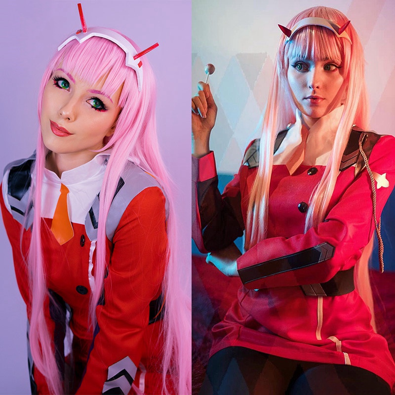 DARLING In The FRANXX 02 ZERO Two Outfit Red Uniform Halloween Cosplay ...